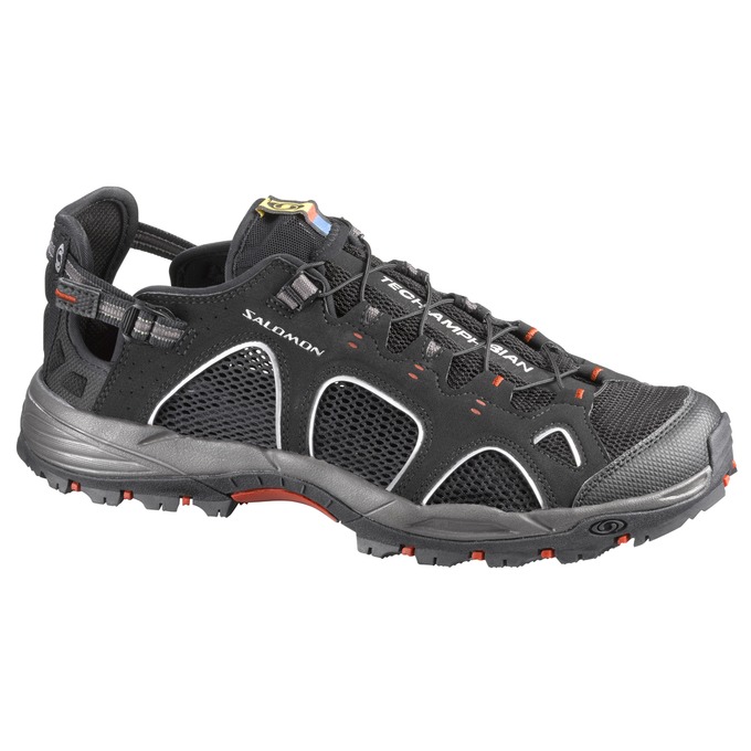 Chaussures Aquatiques Salomon Homme Noir - Salomon TECHAMPHIBIAN 3 - France (7251-FWLUG)